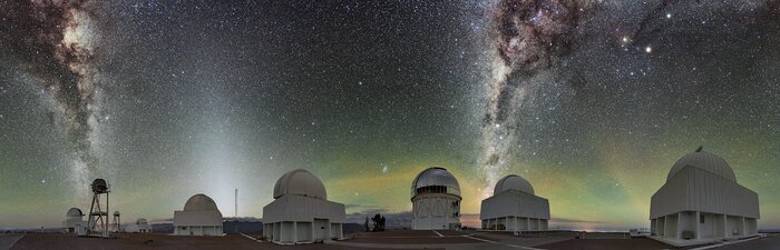 Espectáculo de luces en Cerro Tololo