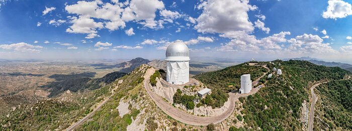 Un día soleado en Kitt Peak