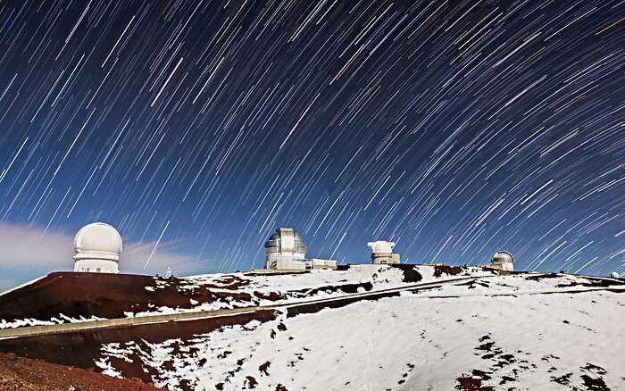 Una noche estrellada y silenciosa