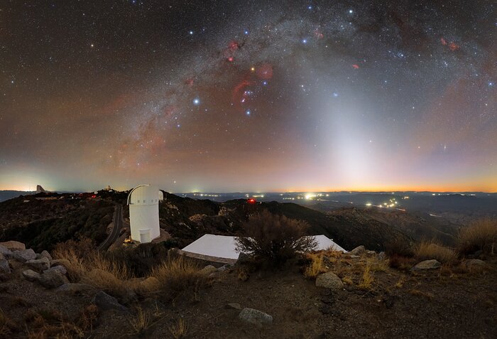 Una Gigante Roja Estelar sobre KPNO