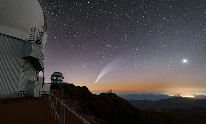 El cometa C/2024 G3 (ATLAS) brilla sobre Cerro Pachón