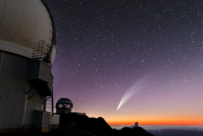 El cometa C/2024 G3 (ATLAS) brilla sobre Cerro Pachón