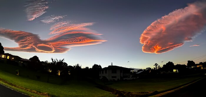 Lenticular Clouds in Hilo