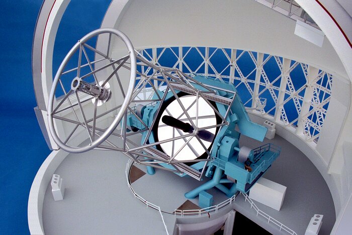 Model of 8-meter telescope