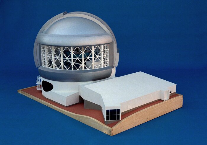 Model of 8-meter telescope