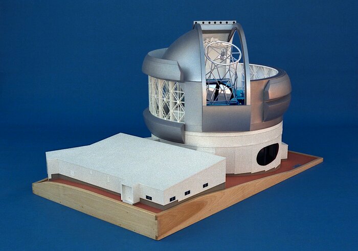 Model of 8-meter telescope