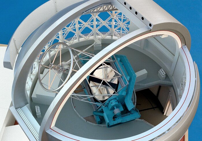 Model of 8-meter telescope