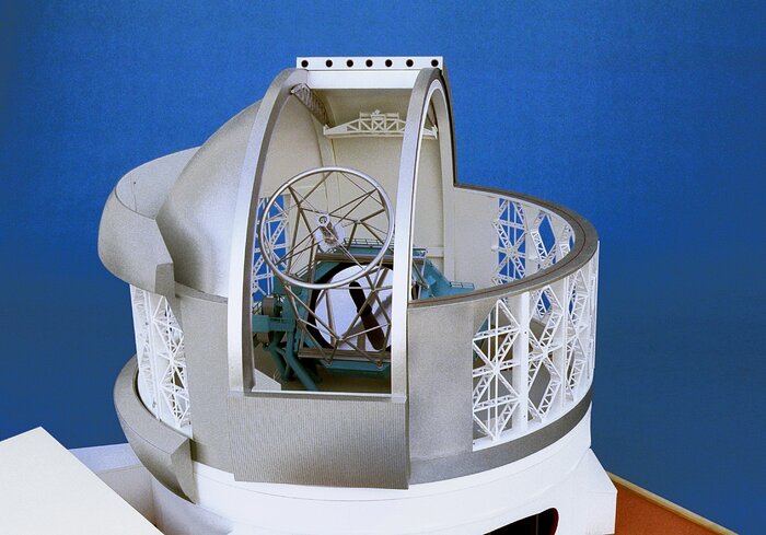 Model of 8-meter telescope