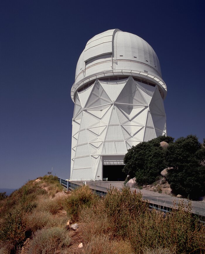 4-meter Mayall telescope looking southwest