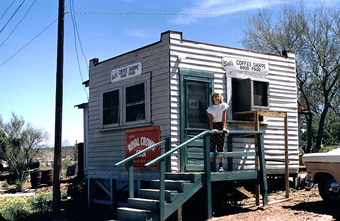 Coffee shop in Sells, Arizona