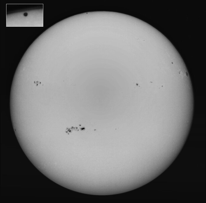 Solar transit by Mercury