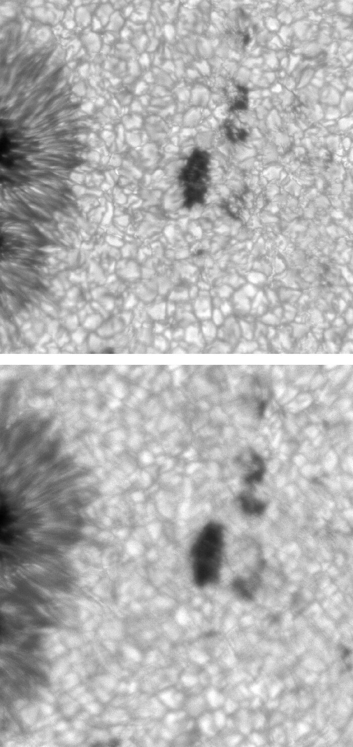 AO corrected active region