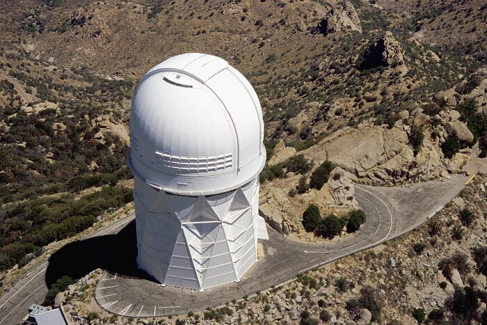 Aerial photography of Kitt Peak National Observatory, 13 June 2003