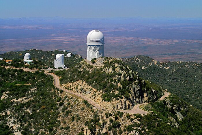 Aerial photography of Kitt Peak National Observatory, 13 June 2003