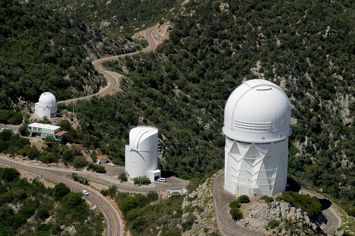 Aerial photography of Kitt Peak National Observatory, 13 June 2003