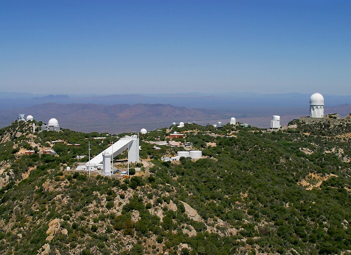 Aerial photography of Kitt Peak National Observatory, 13 June 2003