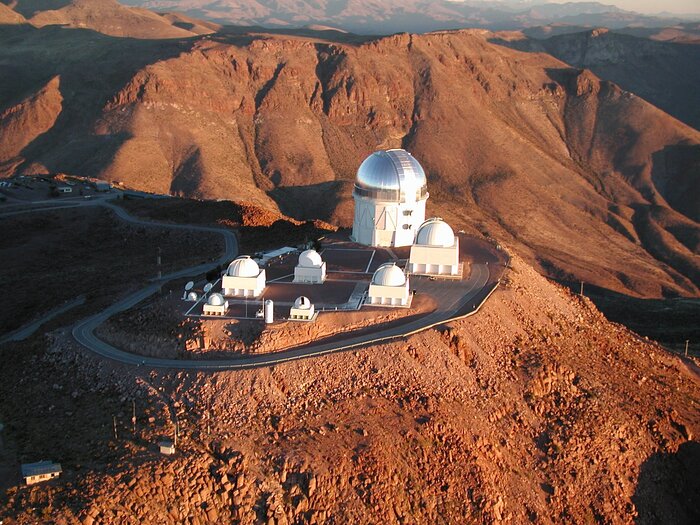 Aerial view of Cerro Tololo Inter-American Observatory (CTIO)