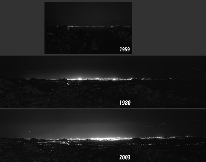 The Evolution of Tucson City Lights