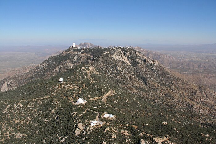 Aerial view of Kitt Peak National Observatory, 29 October 2012