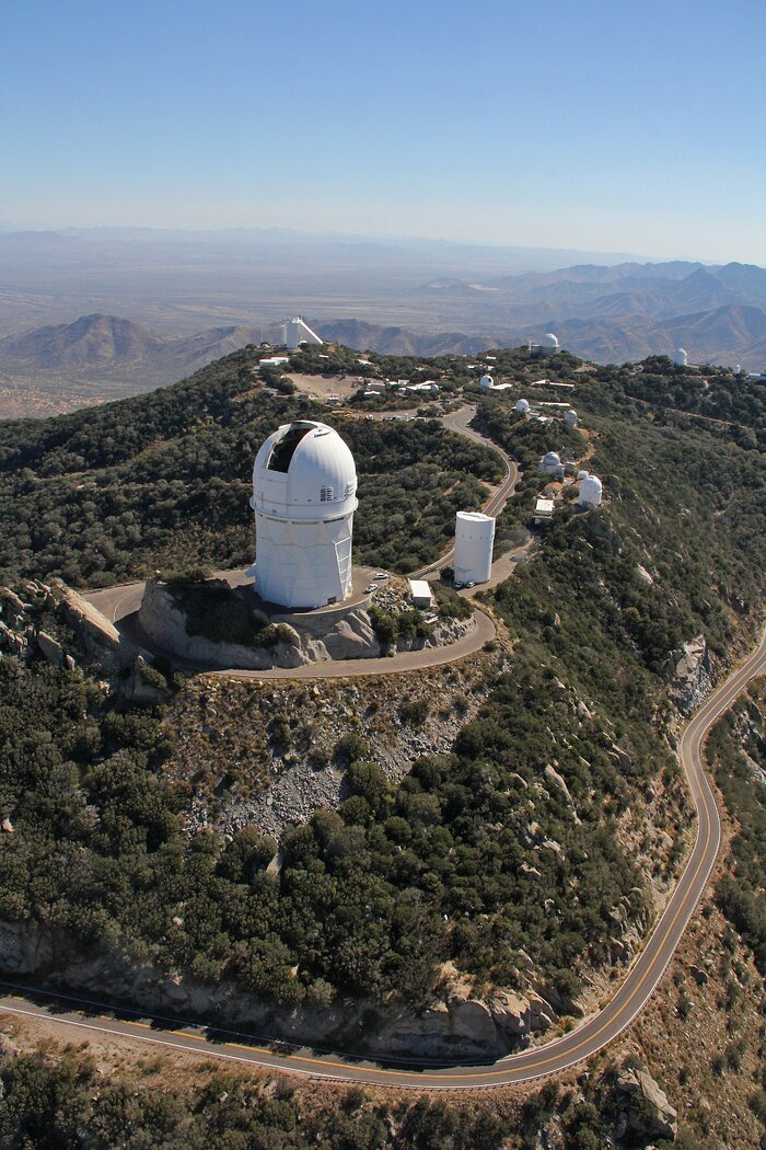 Aerial view of Kitt Peak National Observatory, 29 October 2012