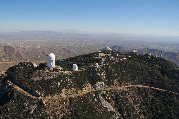 Aerial view of Kitt Peak National Observatory, 29 October 2012