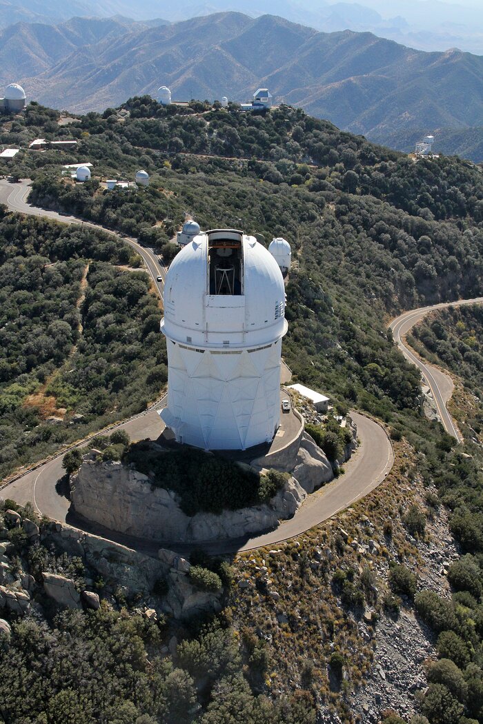 Aerial view of Kitt Peak National Observatory, 29 October 2012