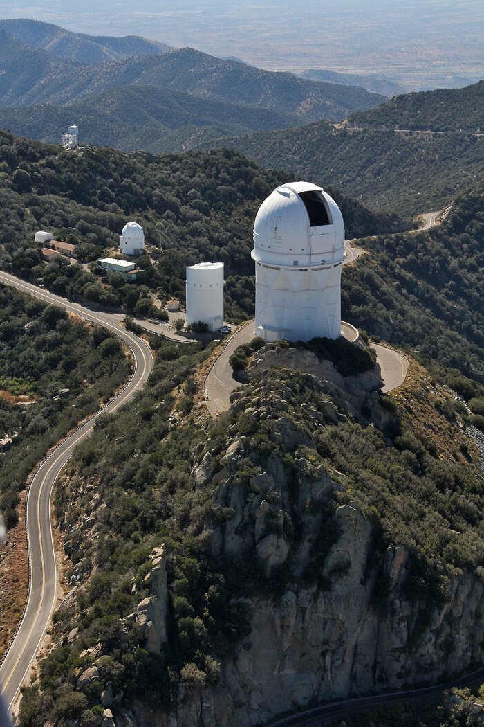 Aerial view of Kitt Peak National Observatory, 29 October 2012