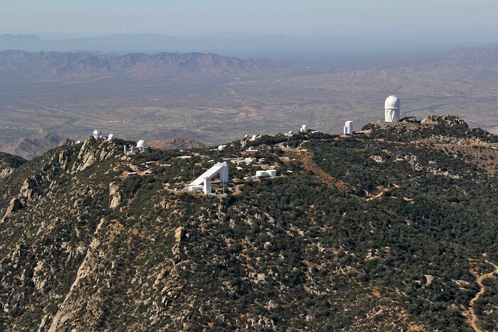 Aerial view of Kitt Peak National Observatory, 29 October 2012