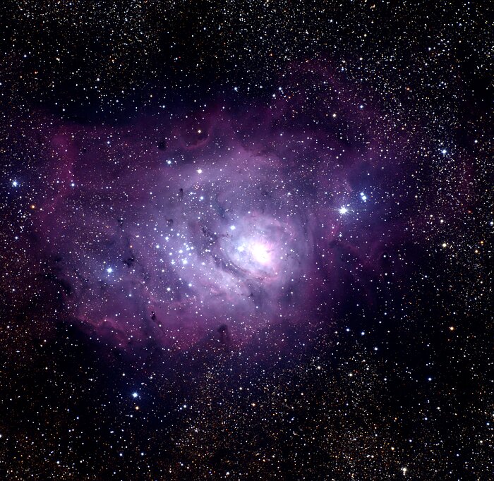 The Lagoon Nebula, M8 (NGC 6523)