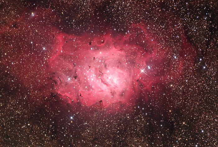 M8: Lagoon Nebula Wide