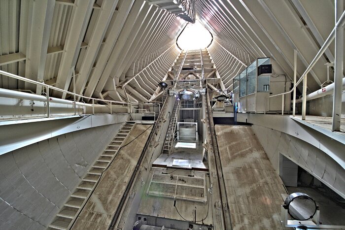 Interior view of the McMath-Pierce Solar Telescope