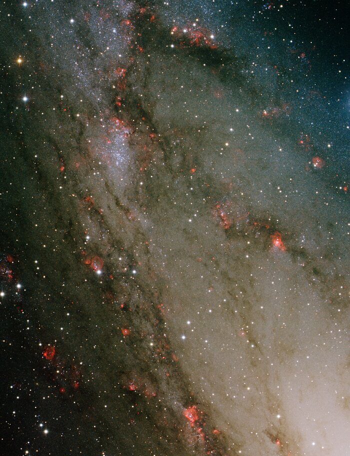 Star forming region, NGC 206