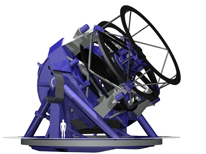 LSST Telescope Rendering 01