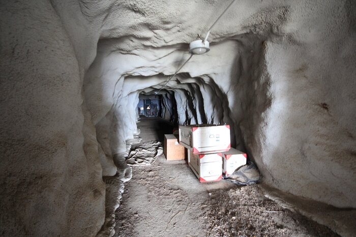 The “Bat Cave” at the bottom of the McMath-Pierce Solar Telescope tunnel