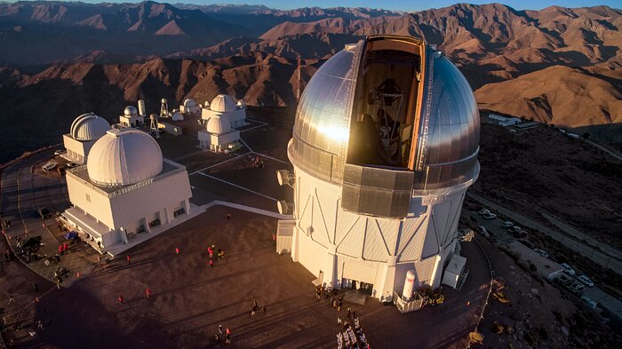 CTIO telescopes at sunset