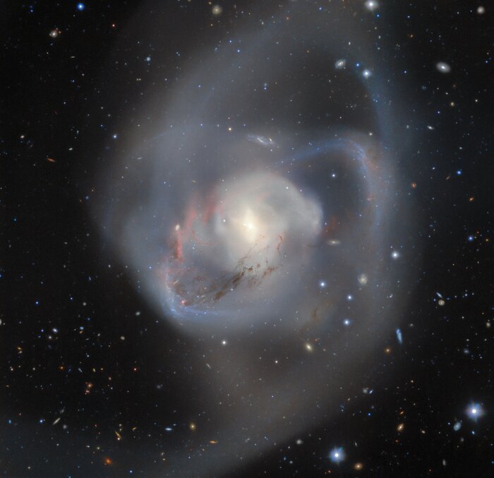 Gemini Sur registró la galaxia NGC 7727