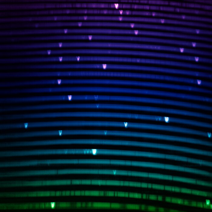 El espectro azul de IGRINS-2 (sin etiquetas)