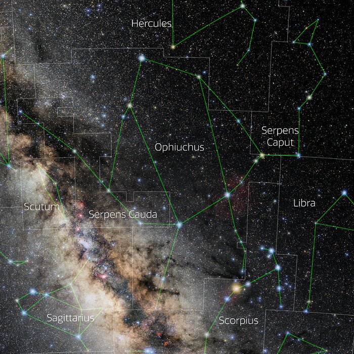 Ophiuchus (Annotated)