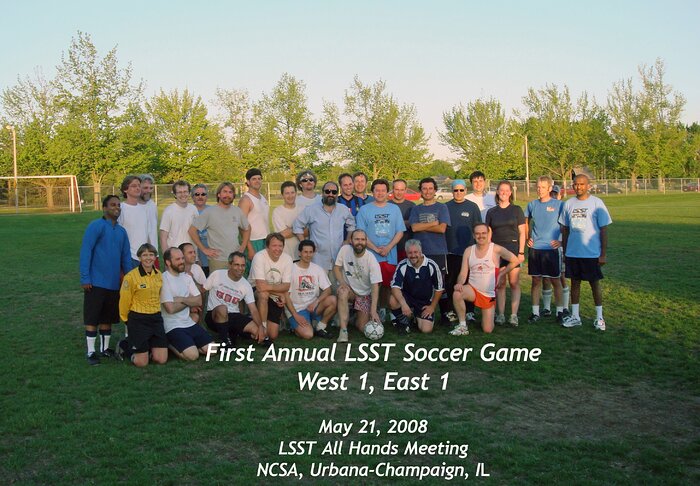 East and West Soccer teams