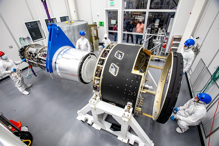 LSST Camera Cryostat Installation