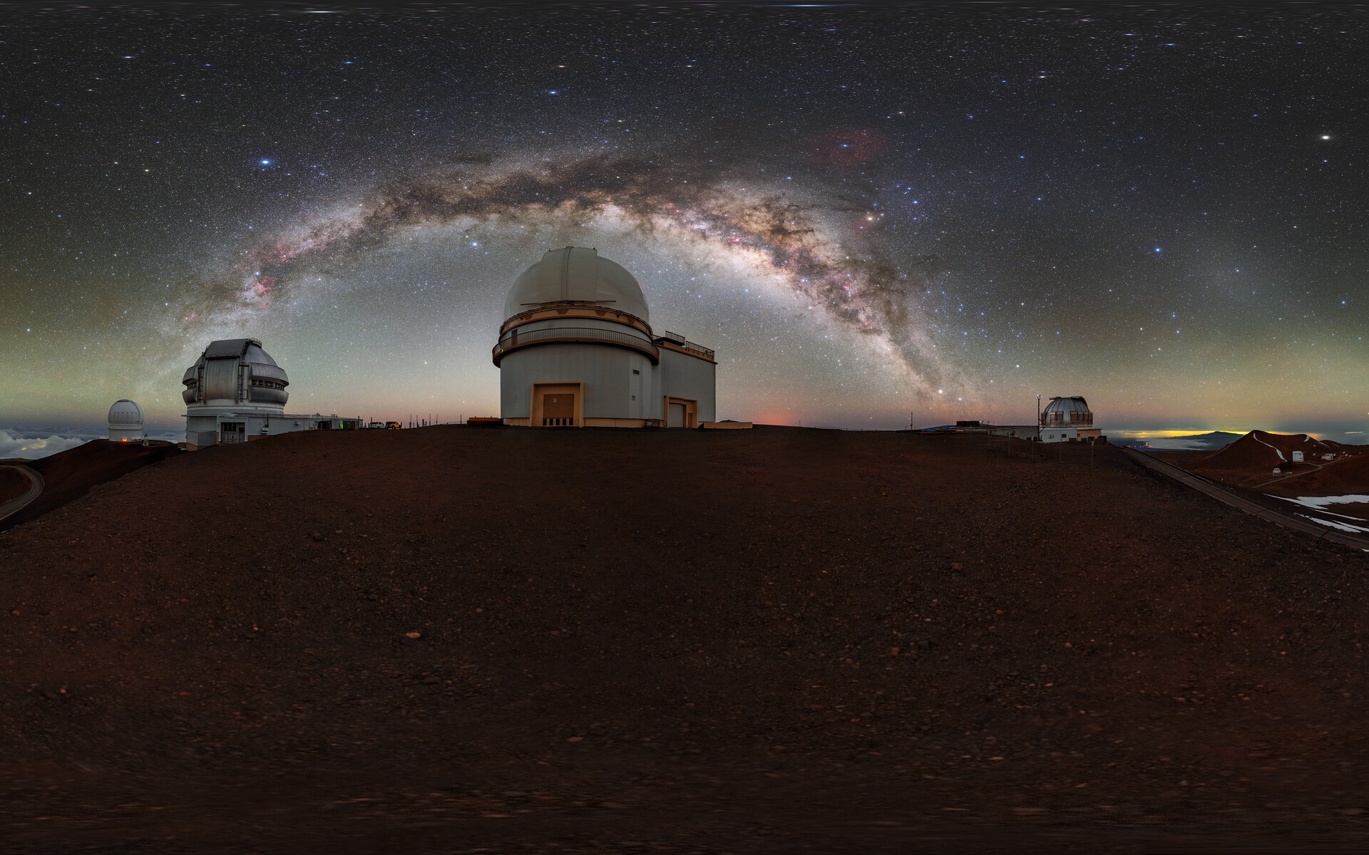 Milky Way Over Maunakea 360 Panorama | NOIRLab