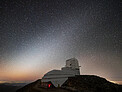 A Celestial Veil Over Rubin Observatory