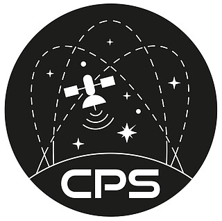 Logo:  Centre for the Protection of the Dark and Quiet Sky from Satellite Constellation Interference (CPS) Mono Alt