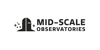 Logo: Mid-scale Observatories Horizontal Black