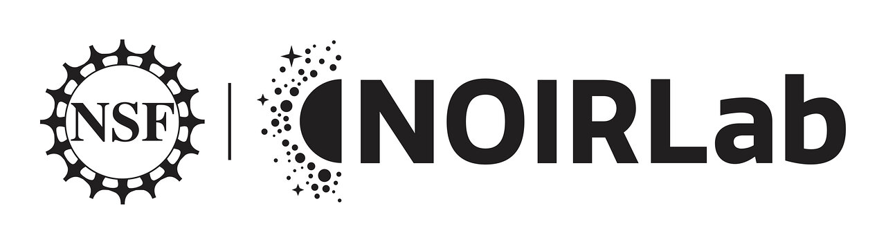 Logo: NOIRLab NSF Black Horizontal