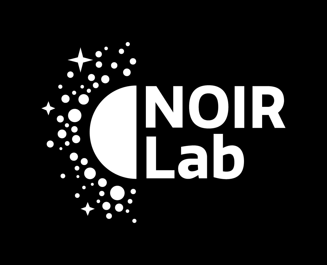 Logo: NOIRLab White - transparent