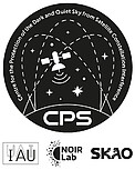 Logo:  Centre for the Protection of the Dark and Quiet Sky from Satellite Constellation Interference (CPS) Mono