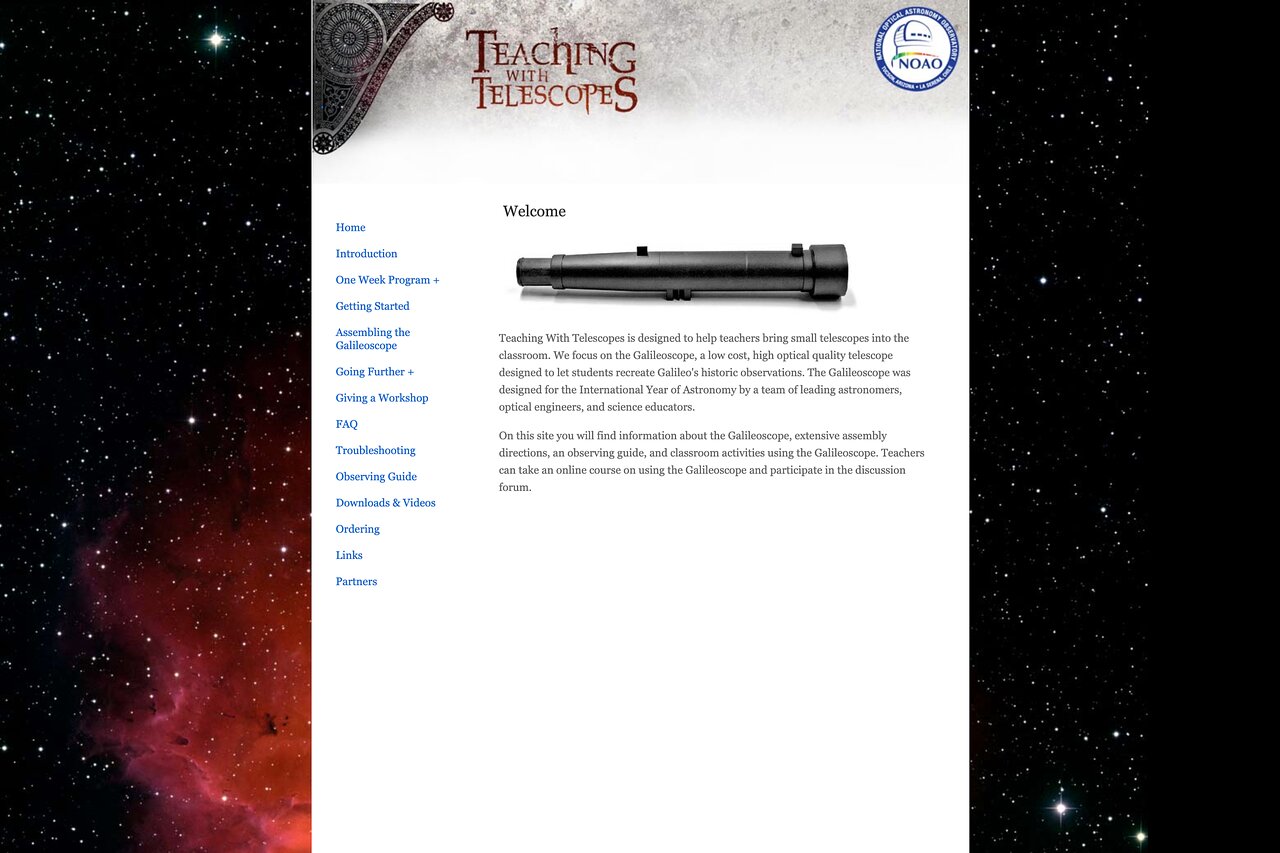 Minisite: Teaching with Telescopes