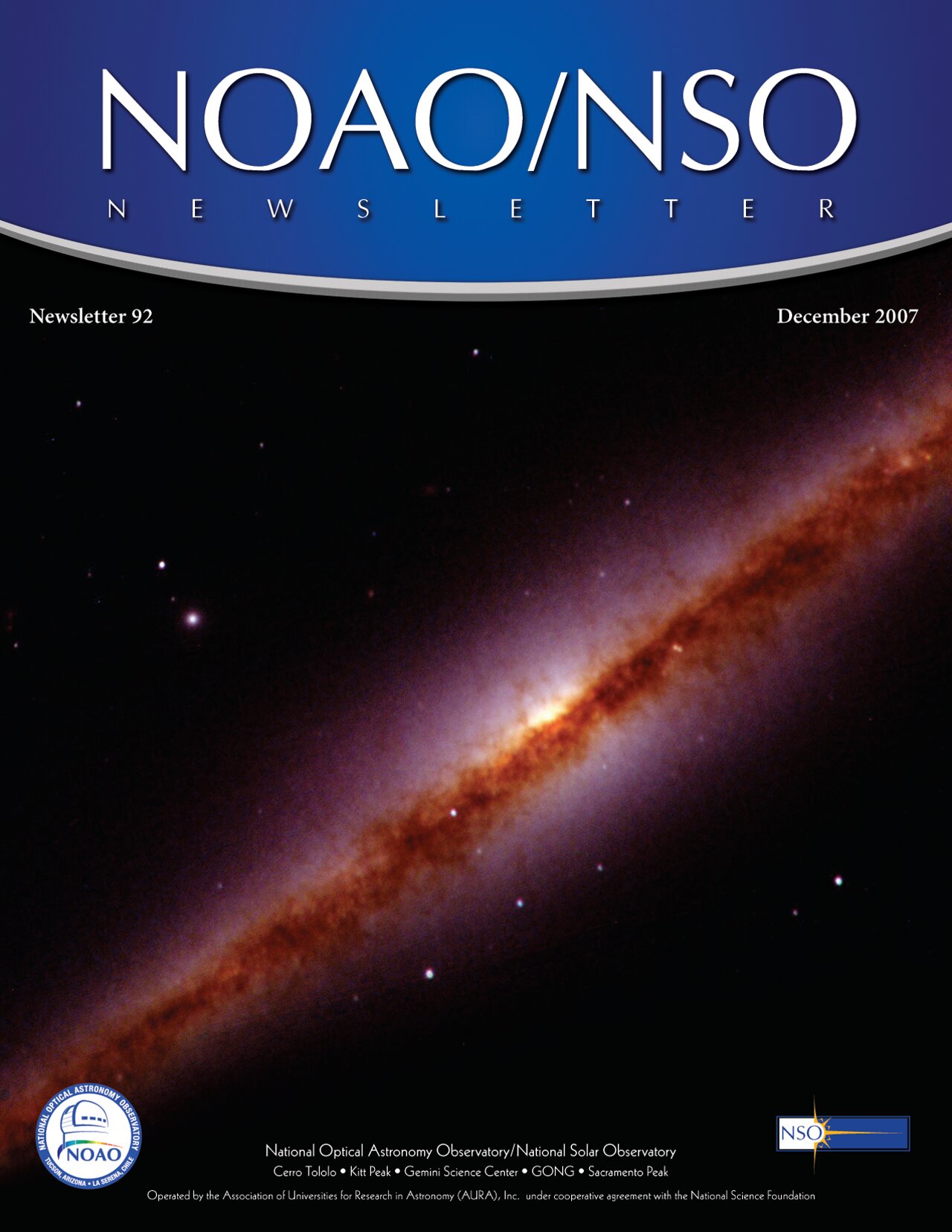 NOAO Newsletter 92 — December 2007