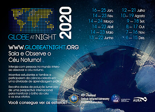 Postcard: Globe at Night 2020 (Brazilian)